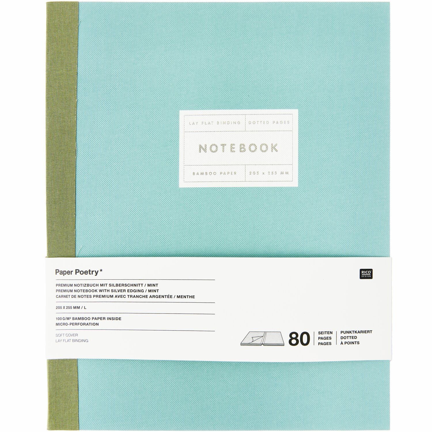 Paper Poetry Notizbuch La Vi En Rose Dot Grid L