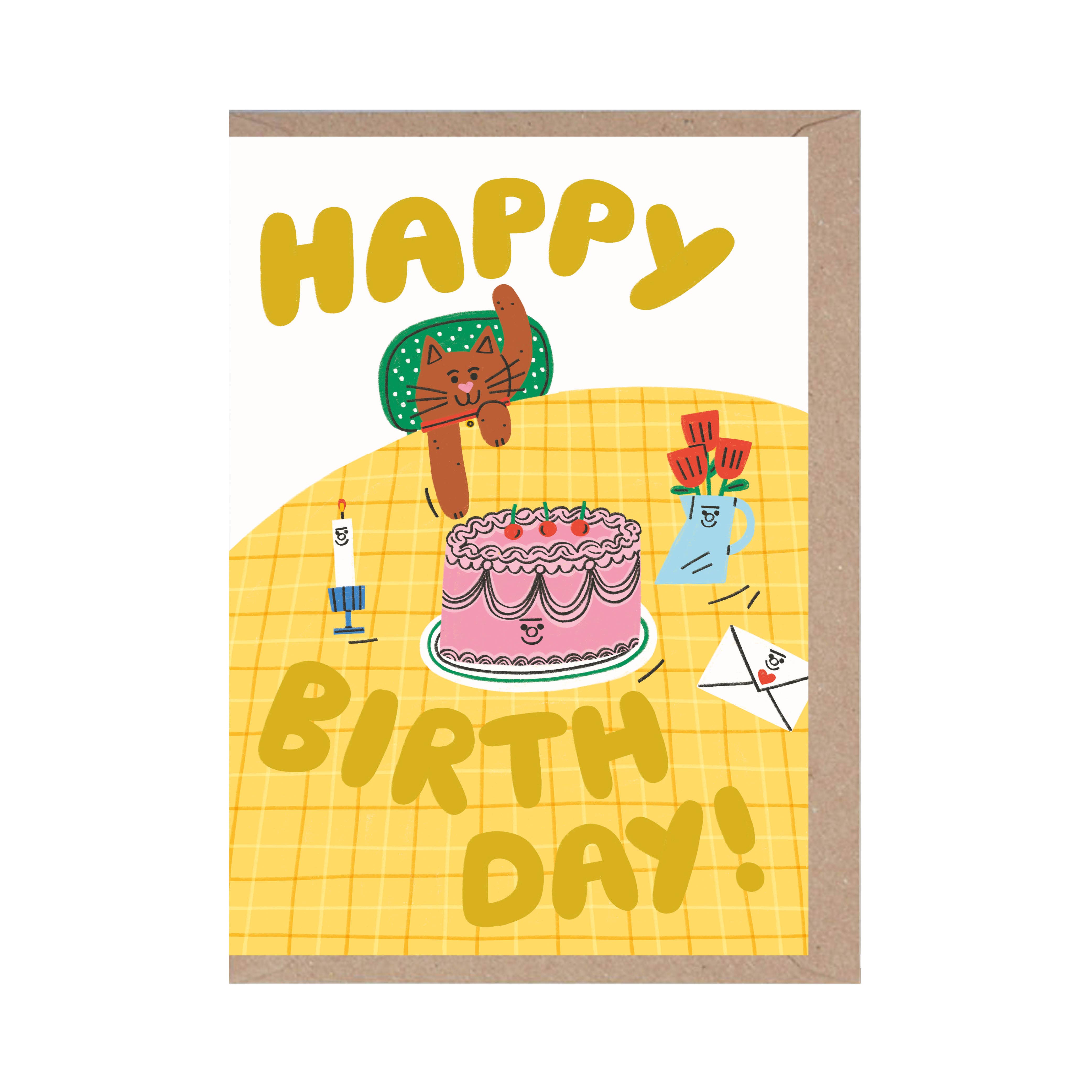 Rumble Cards x Tess Smith Roberts Klappkarte Happy Birthday