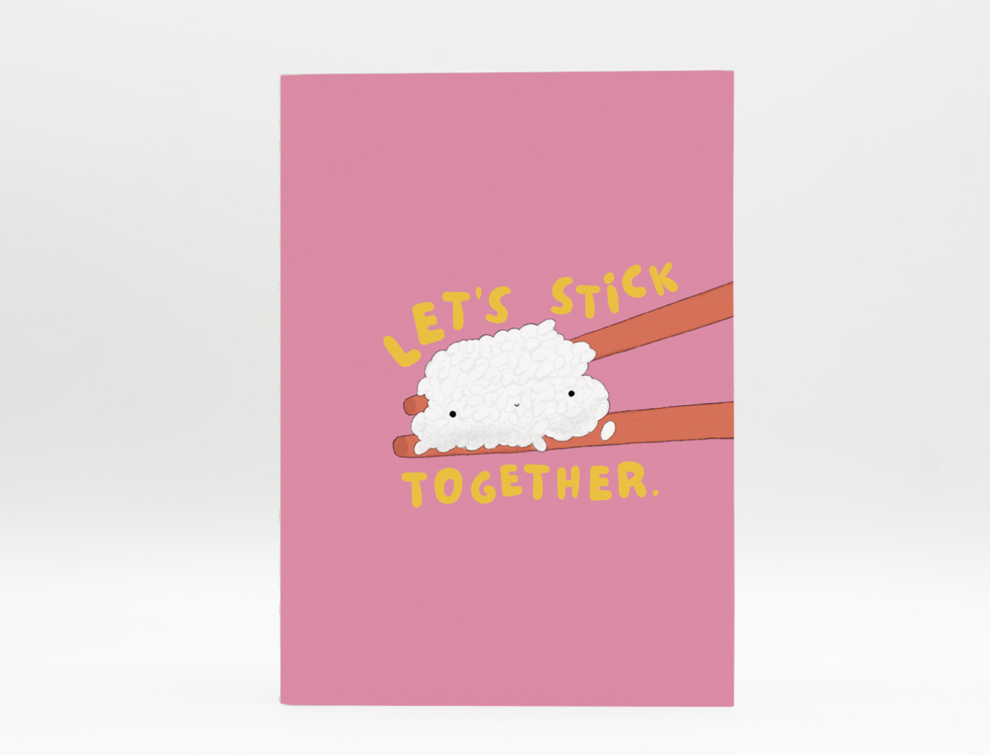 Reisundpapier Klappkarte Let's stick together