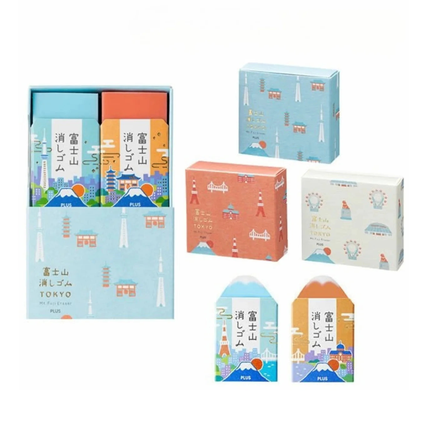 Mount Fuji Radiergummis 2er Set