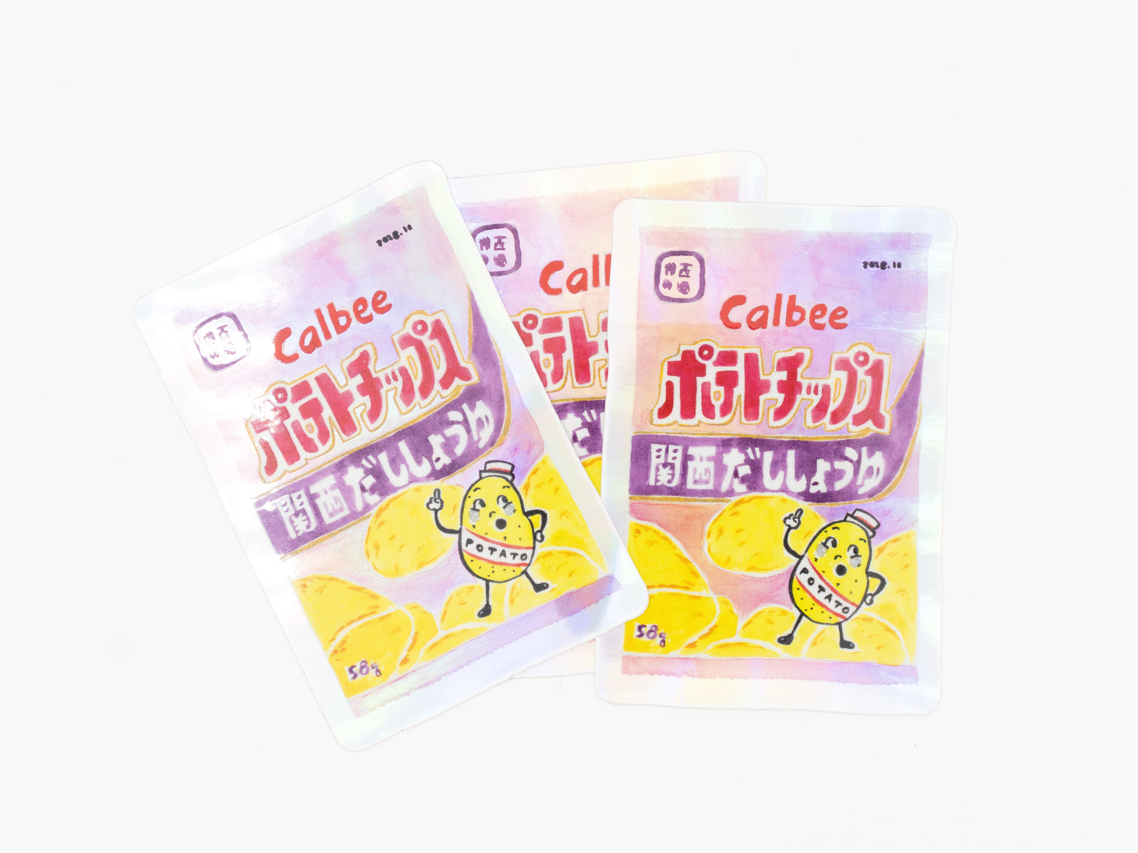 Meypec Sticker Potato Chips Bag
