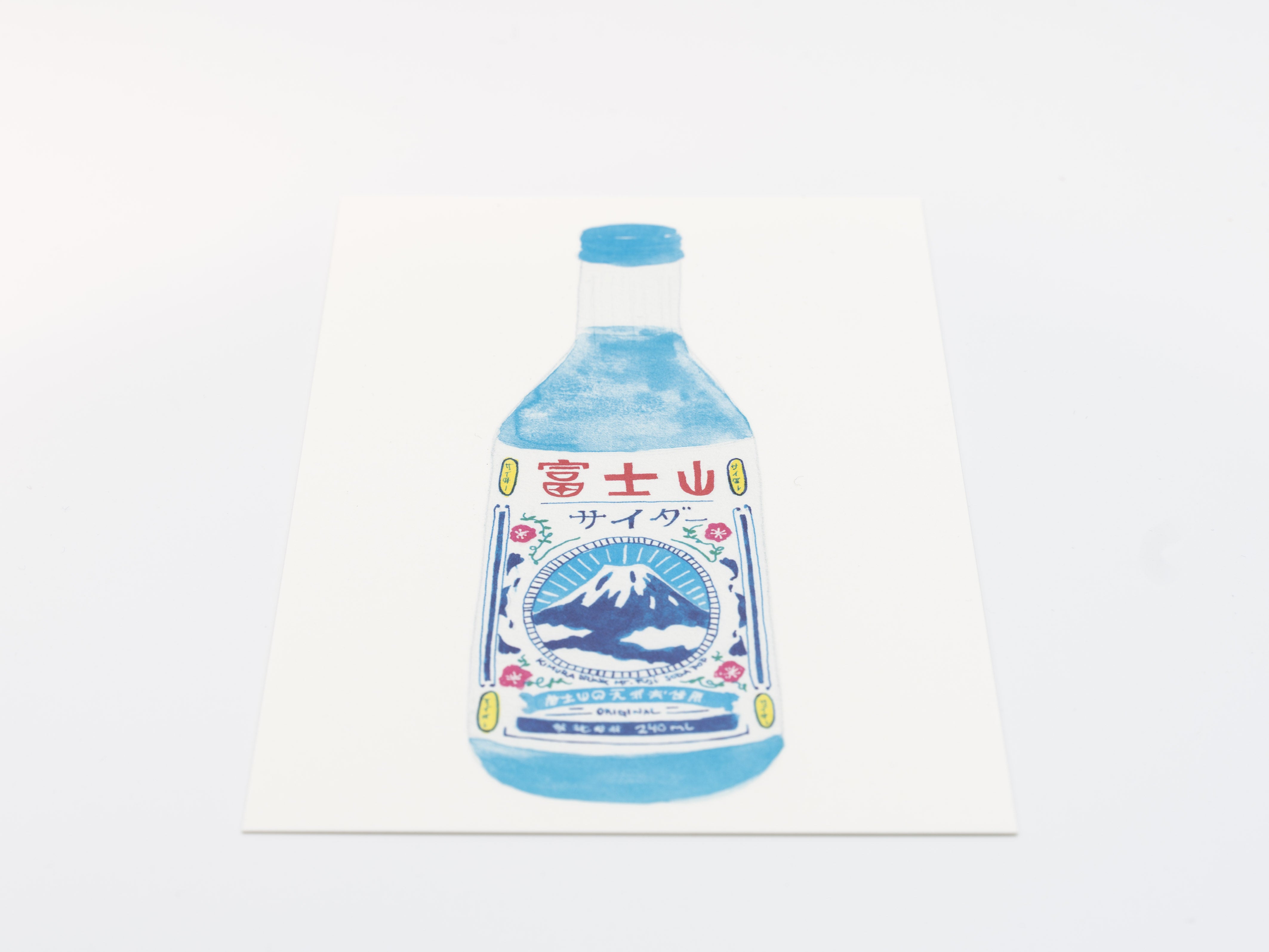 Meypec Postkarte Soda Pop Mount Fuji