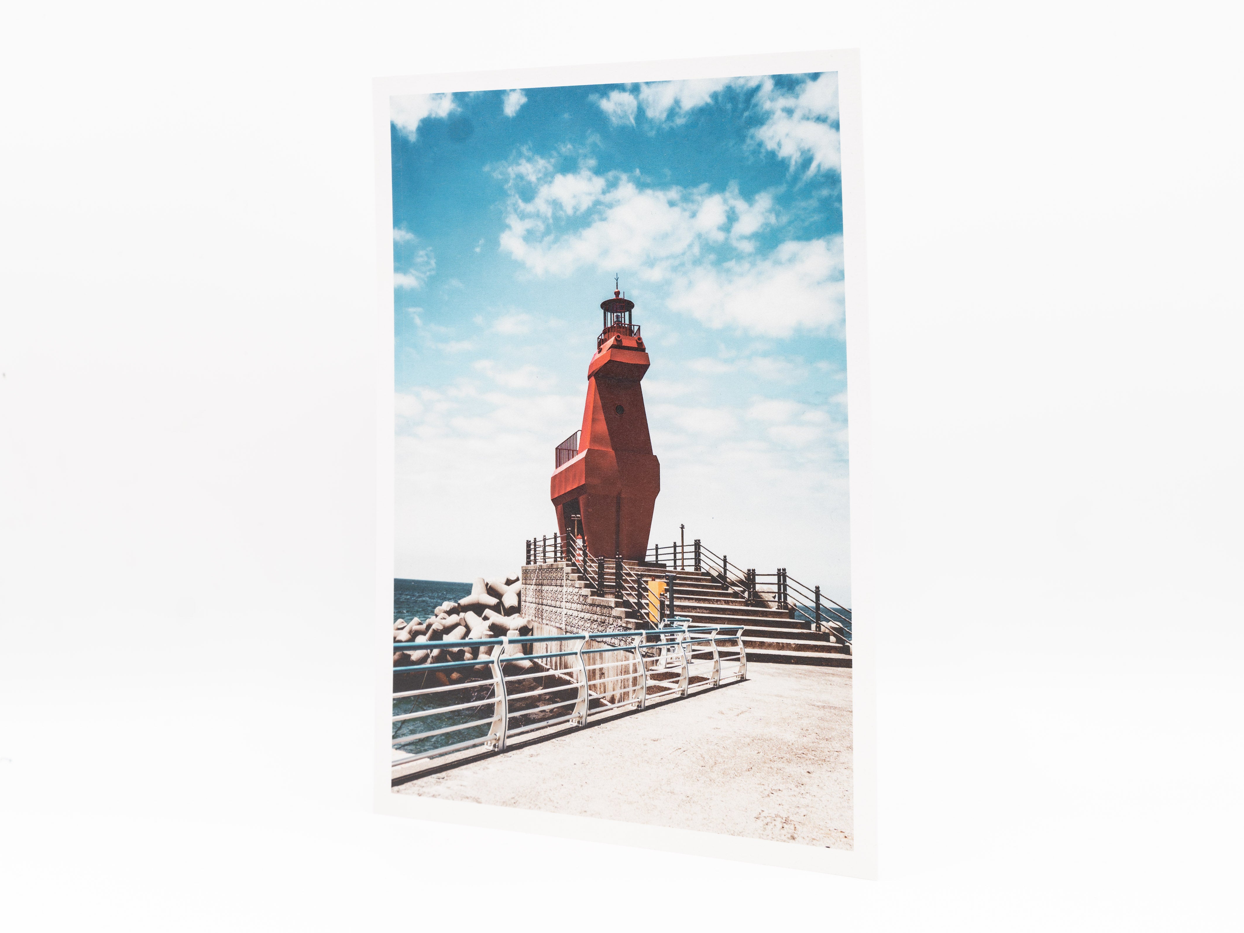 Maista Wu Kunstdruck, Foto-Print, Jeju Island, Leuchtturm, A5
