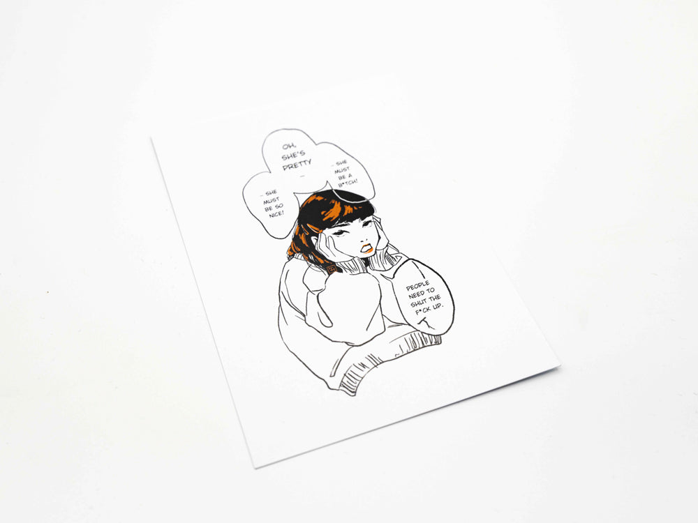 Hong Le Postkarte Pretty