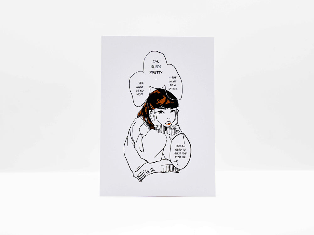 Hong Le Postkarte Pretty