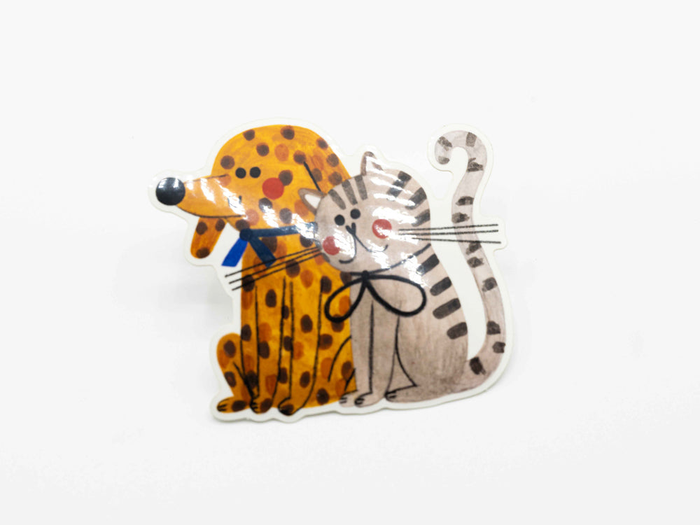 Daria Solak Sticker Cat & Dog