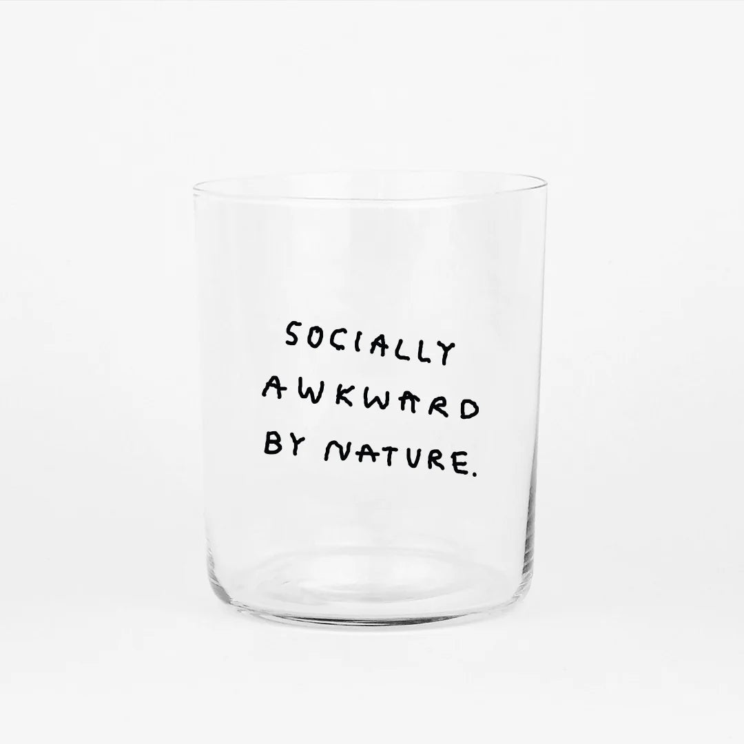 Yahya Studio Glas Socially Awkward by nature 500 ml