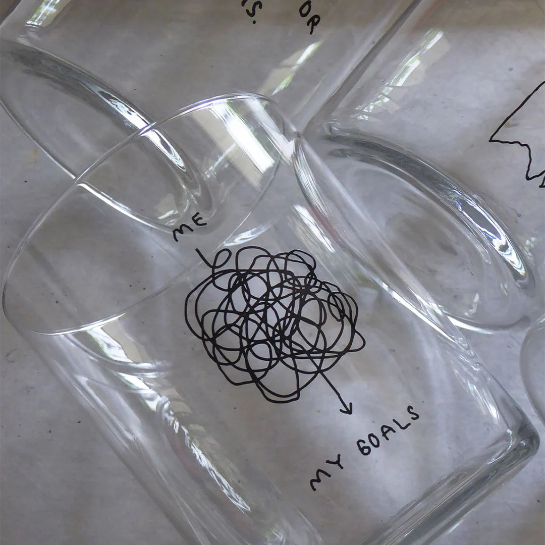 Yahya Studio Glas Me And My Goals 500 ml