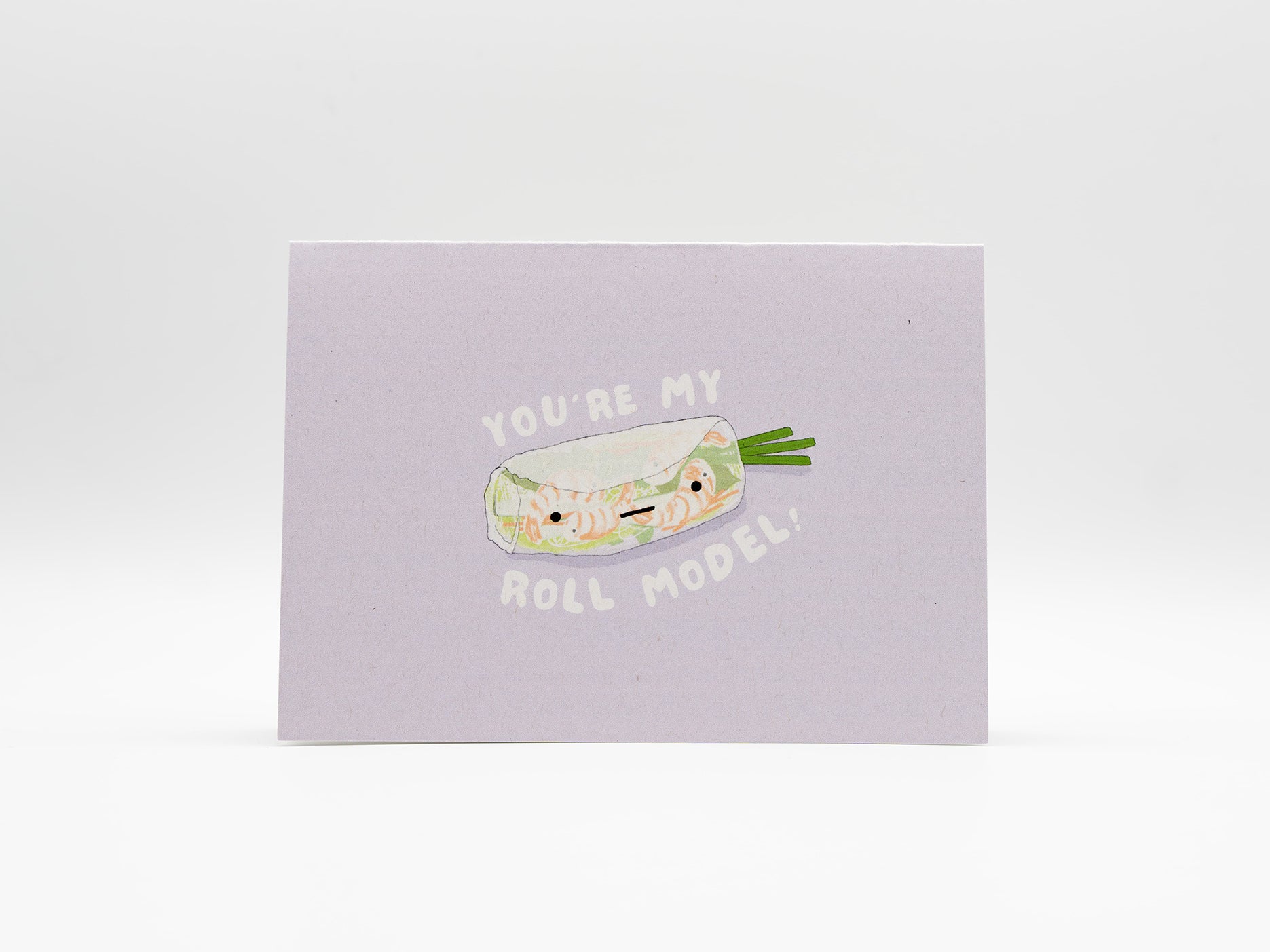 Reisundpapier Klappkarte You're my Roll Model