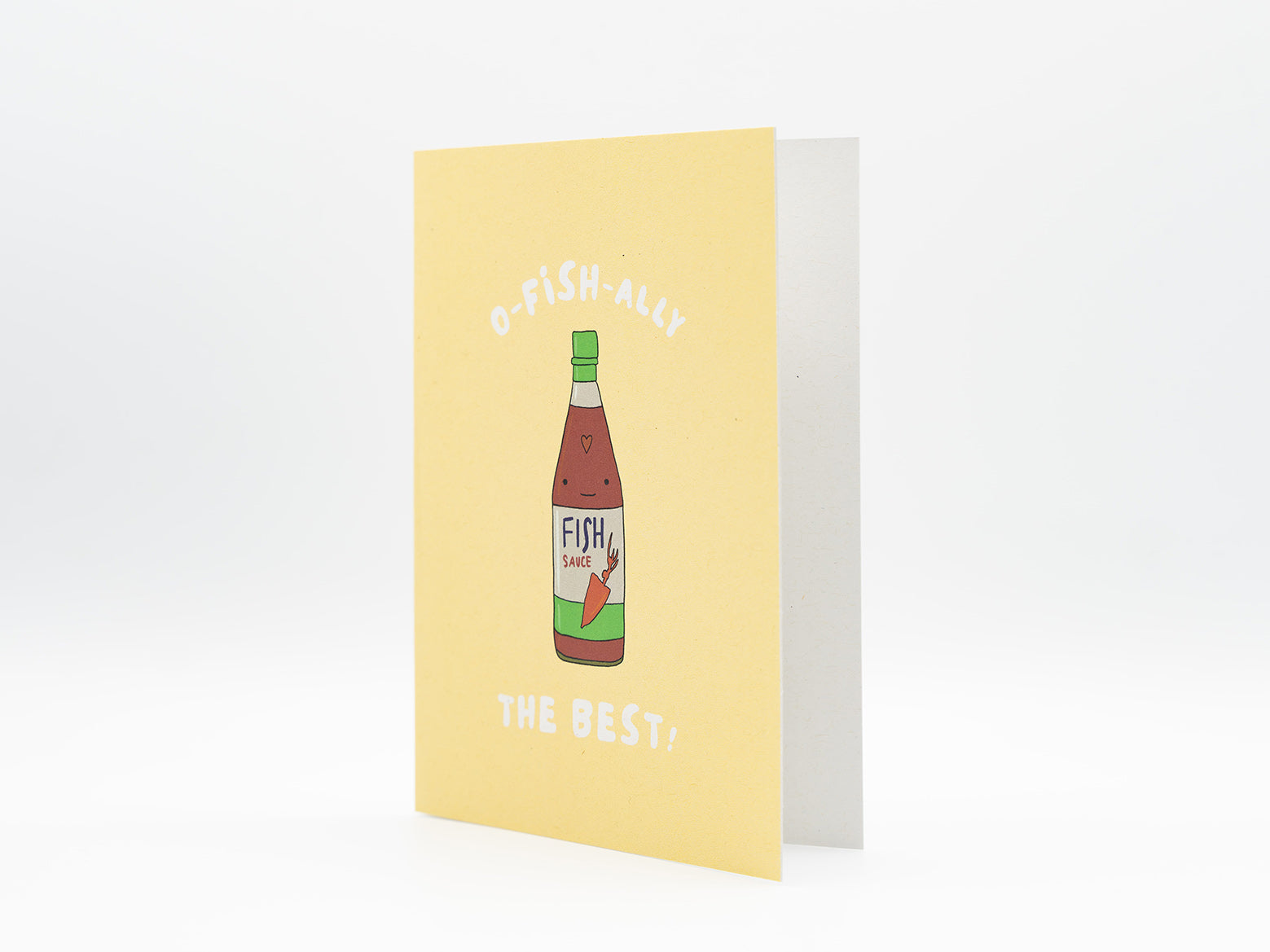 Reisundpapier Klappkarte O-fish-ally the best