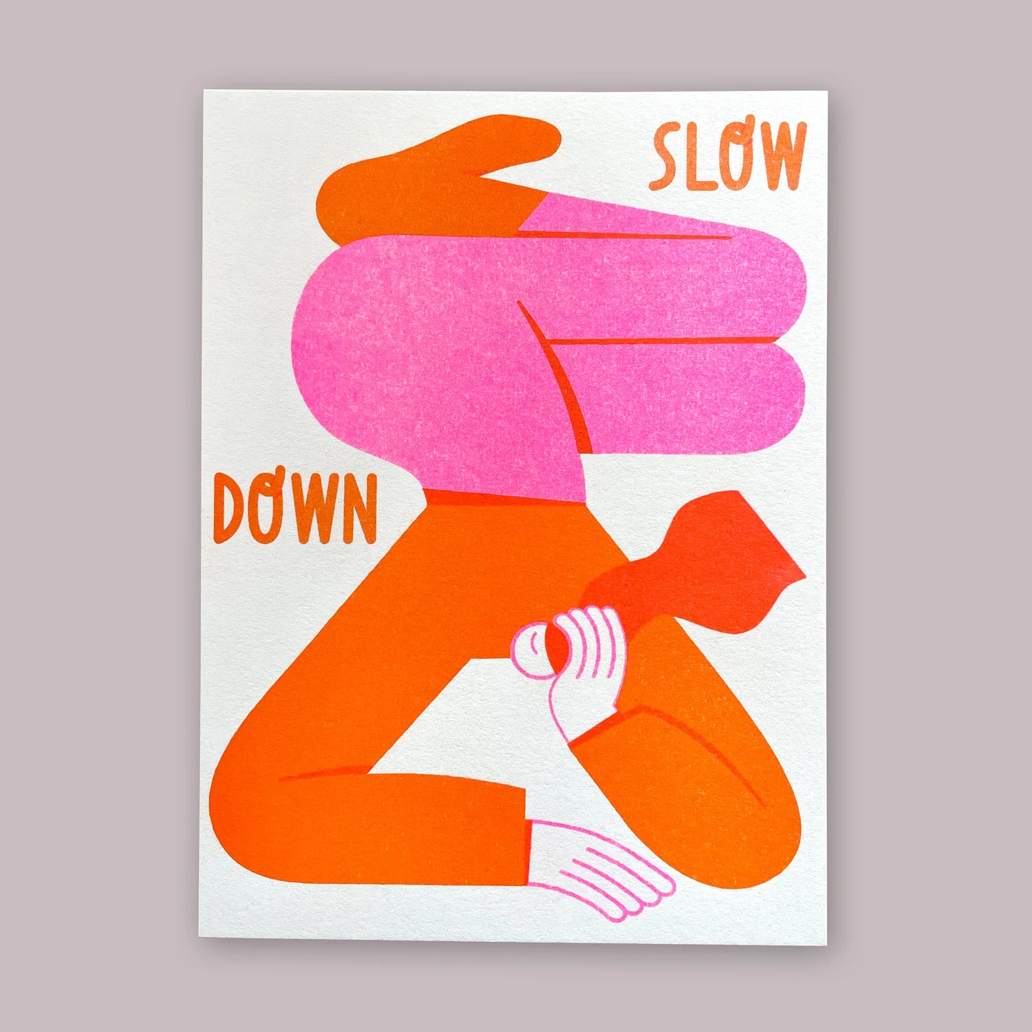 Anne Albert Illustration Risoprint Slow Down