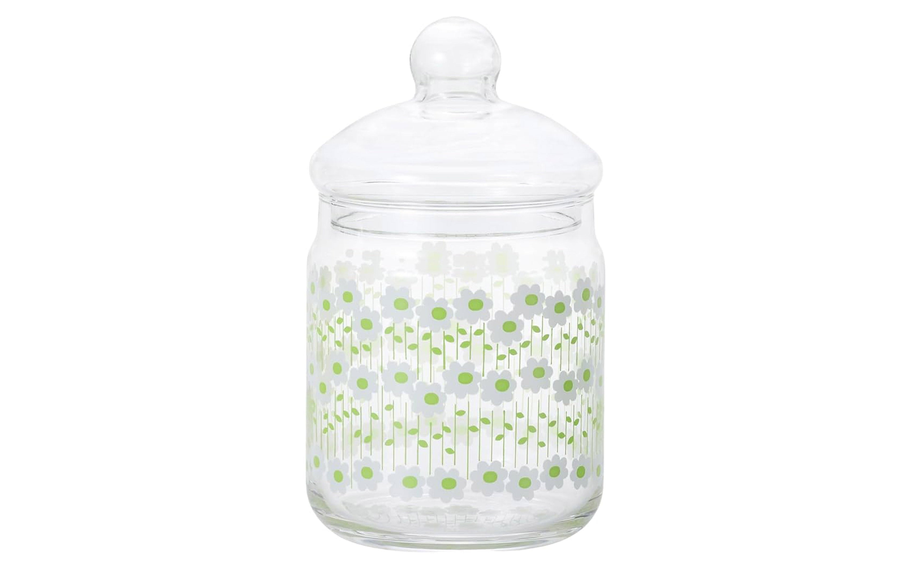 Aderia Retro Glas Mit Deckel Rhapsody White Green 680 ml