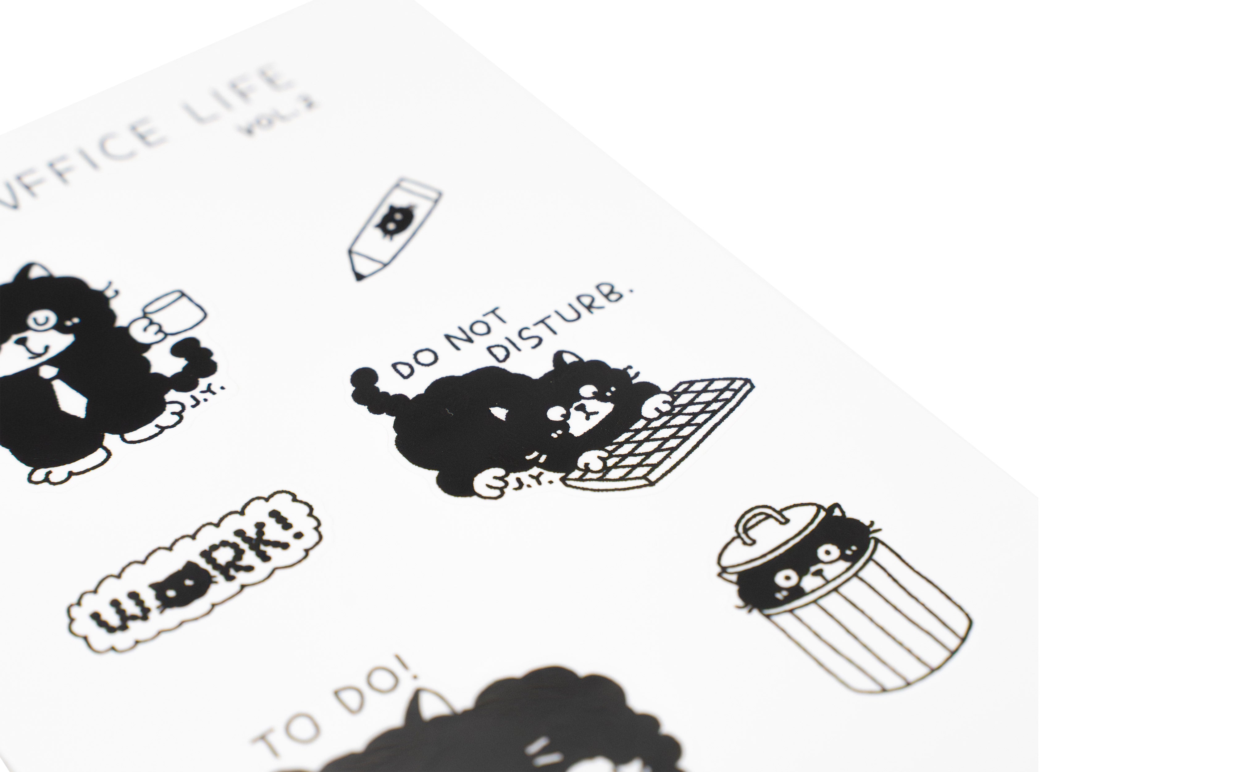 You Jia Sticker Set Meowffice Life Vol. 2