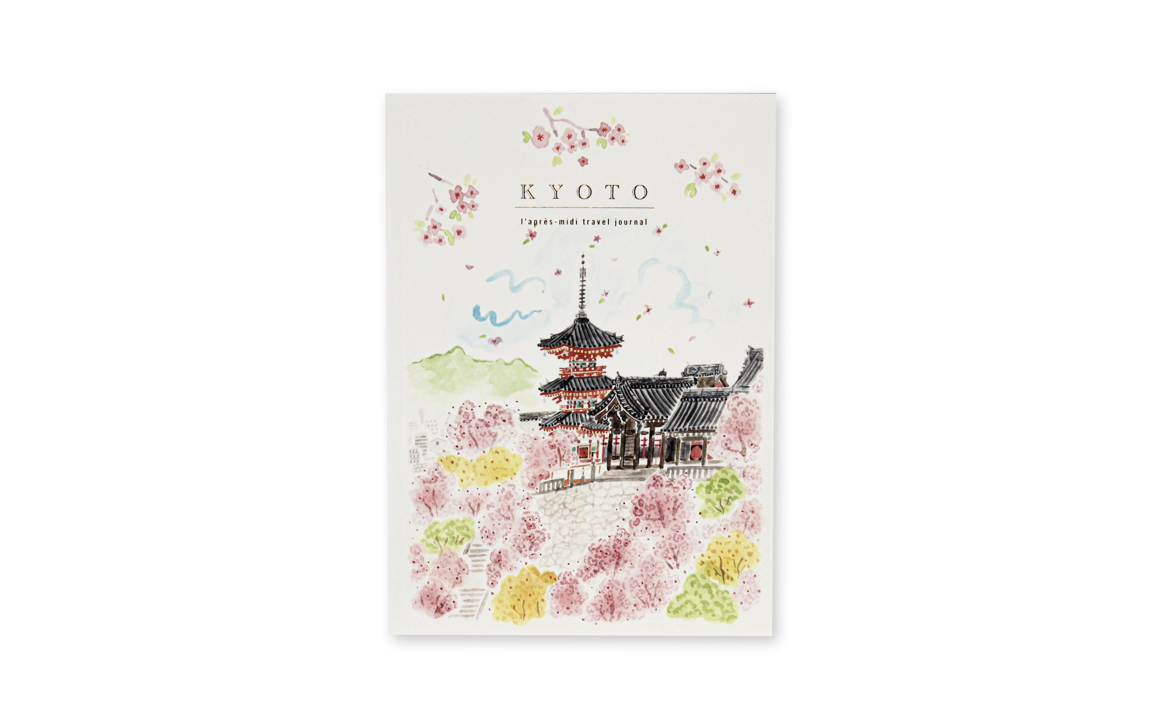 L'après Midi Notizbuch Travel Journal Kyoto Kiyomizu Spring