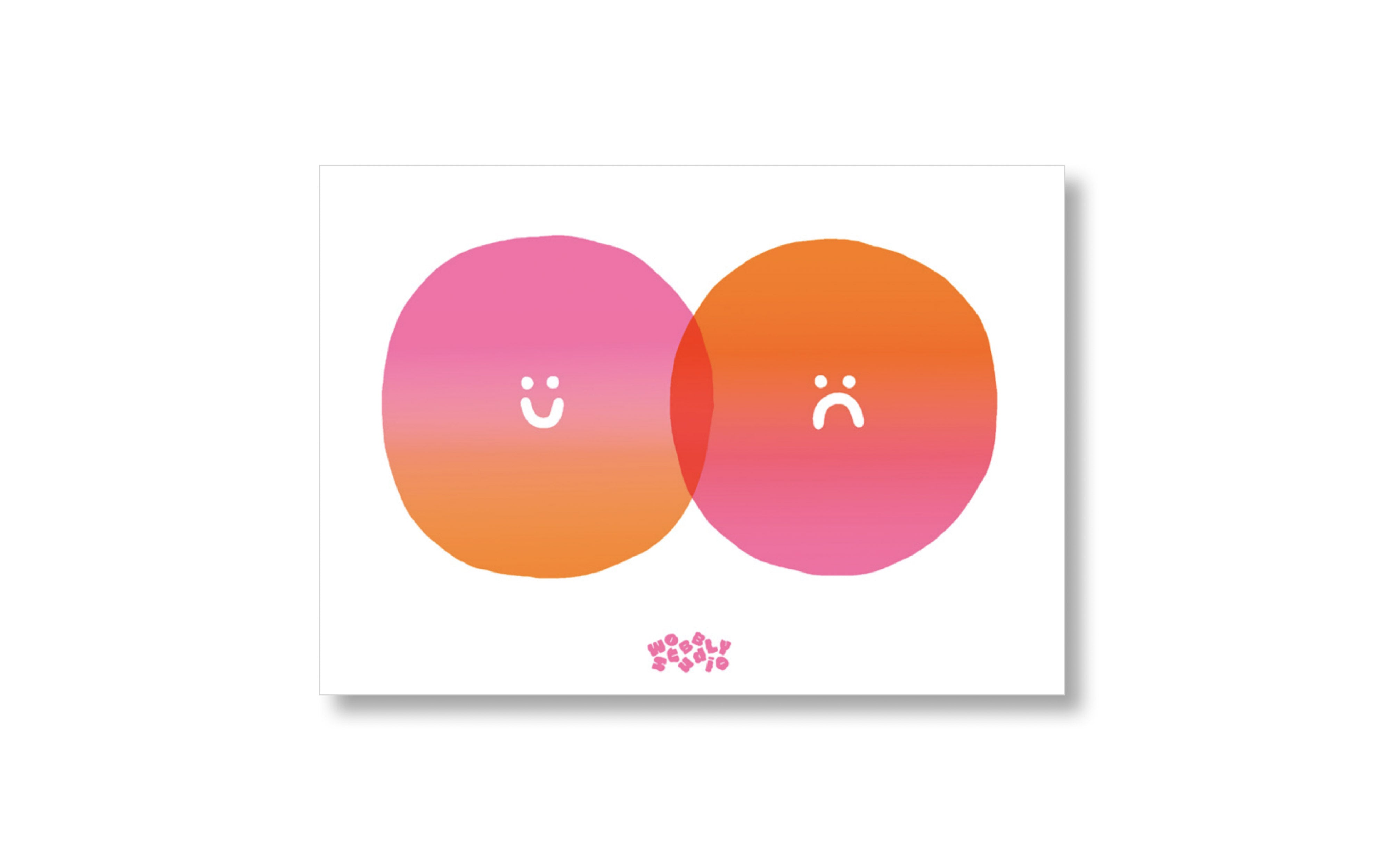 Wobbly Studio Risograph Print Jin & Jan
