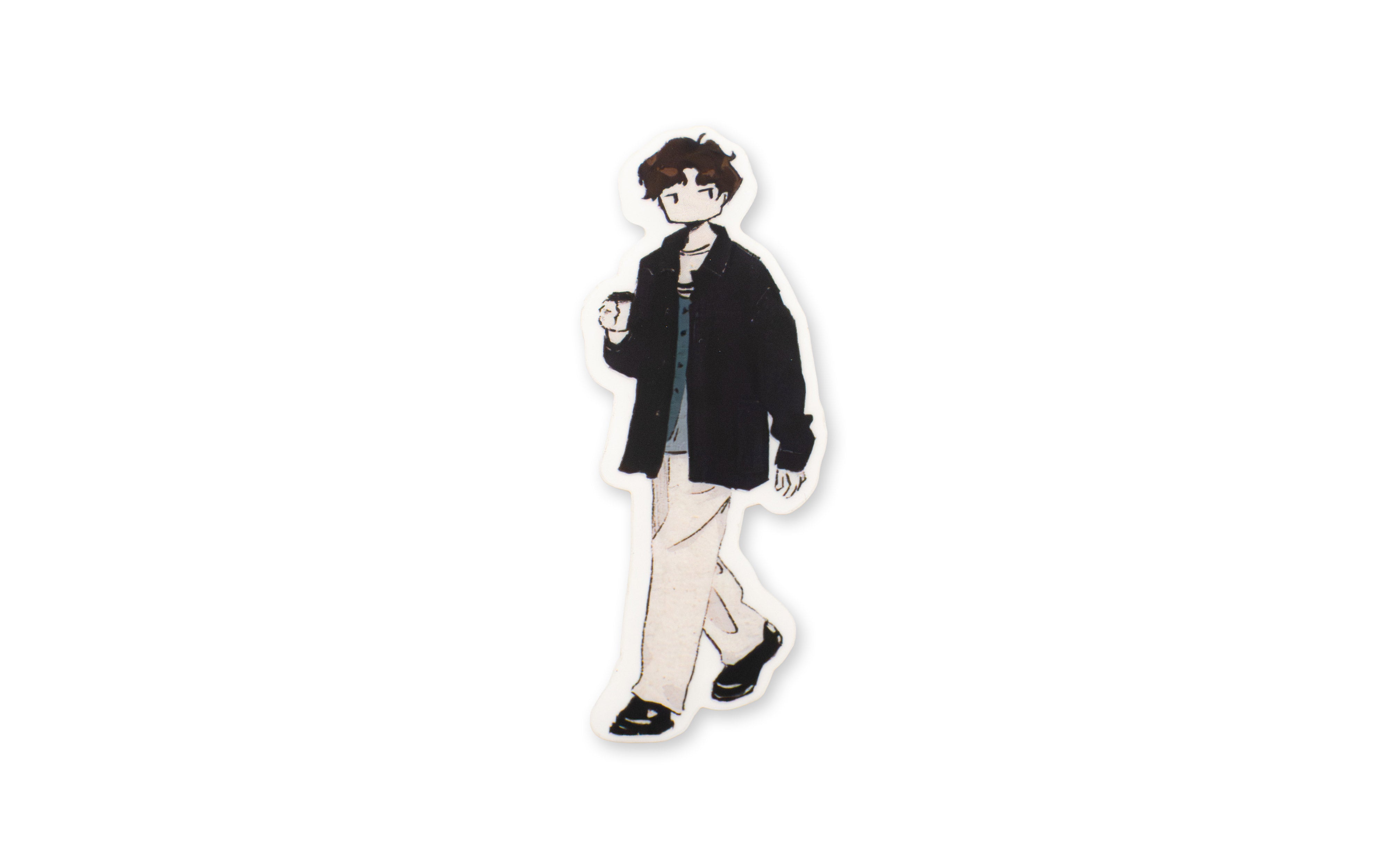 Thanh Illustrates Sticker Grumpy Boy