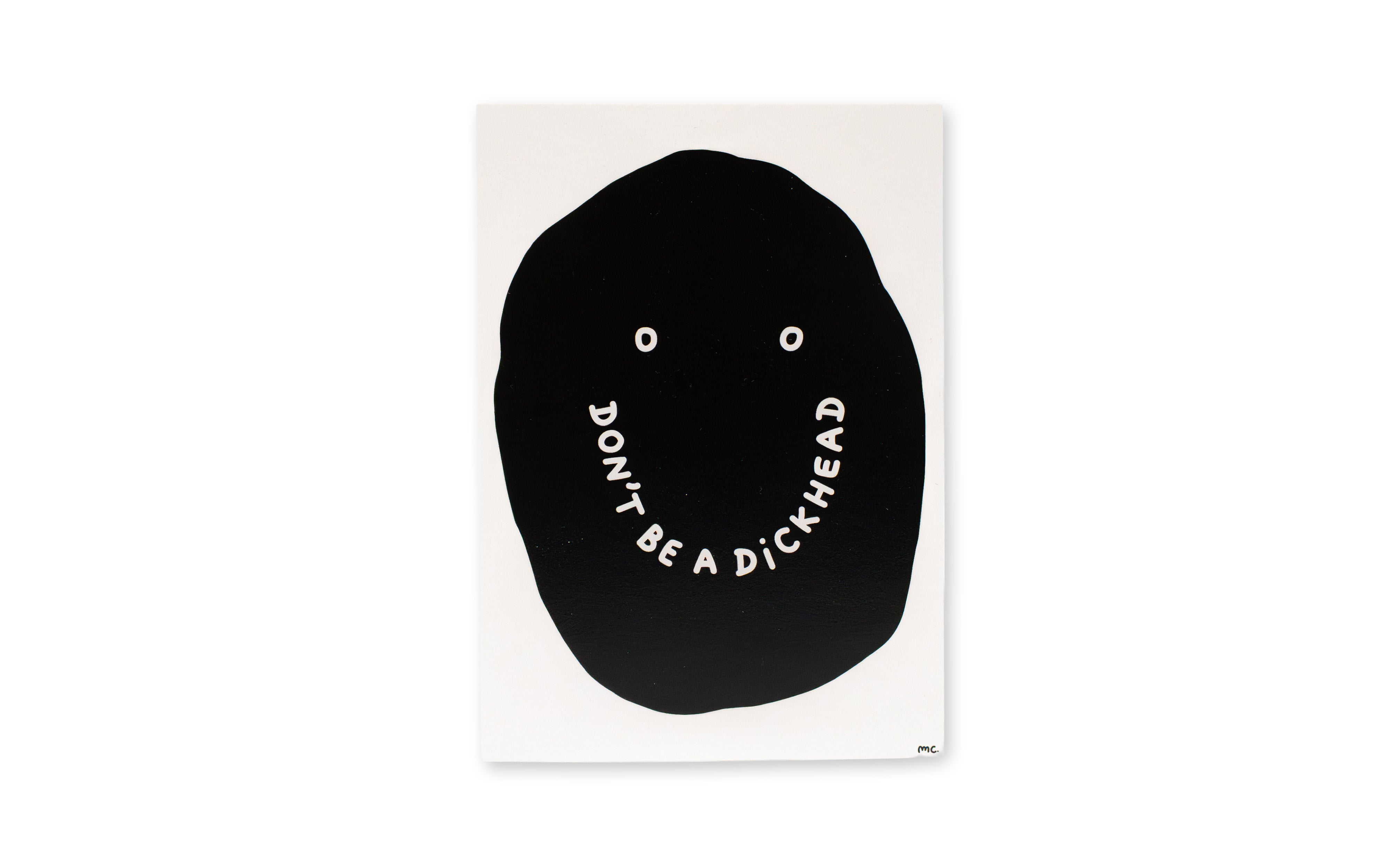 Wobbly Studio Postkarte Don't Be A Dickhead