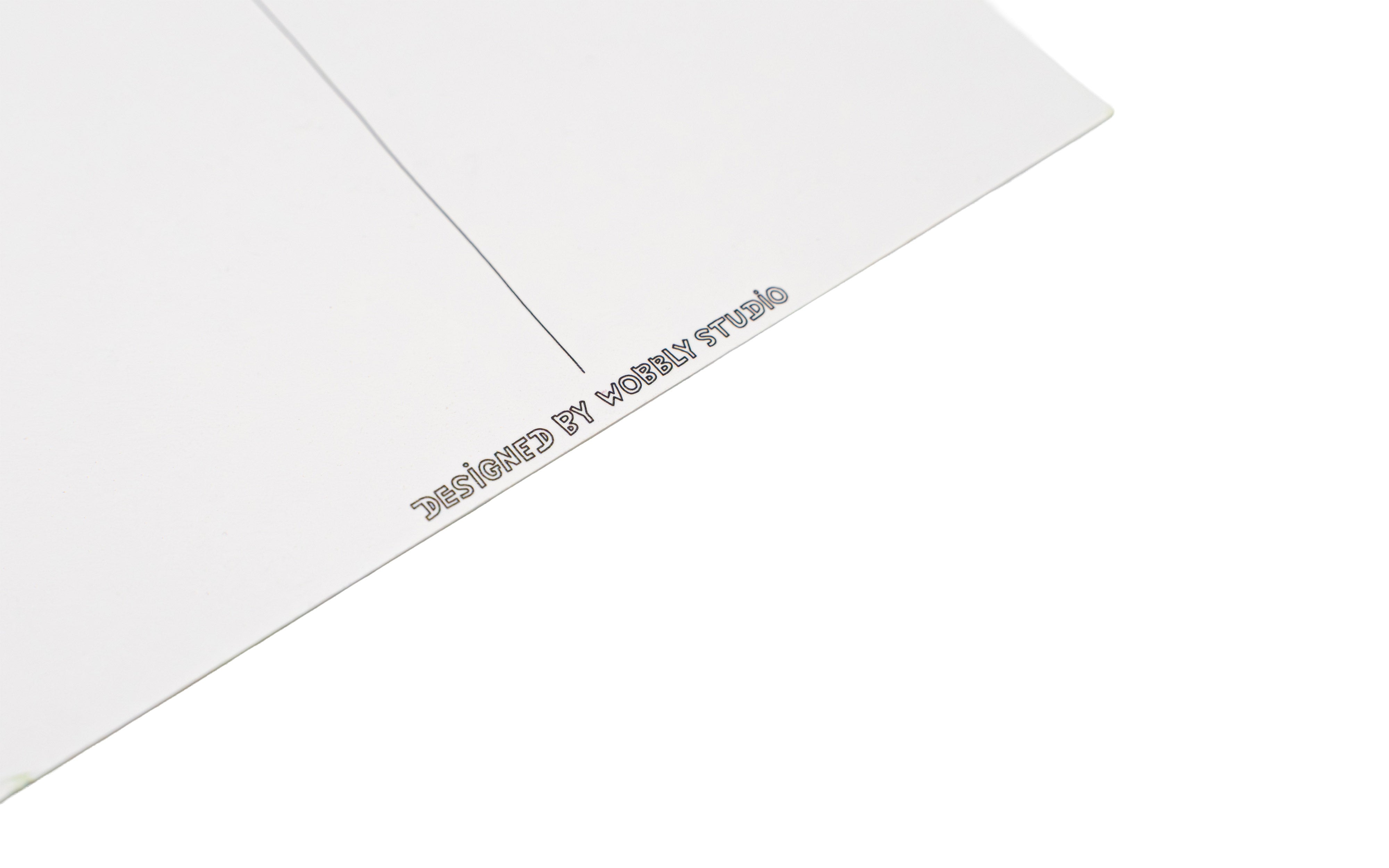 Wobbly Studio Postkarte Hooray