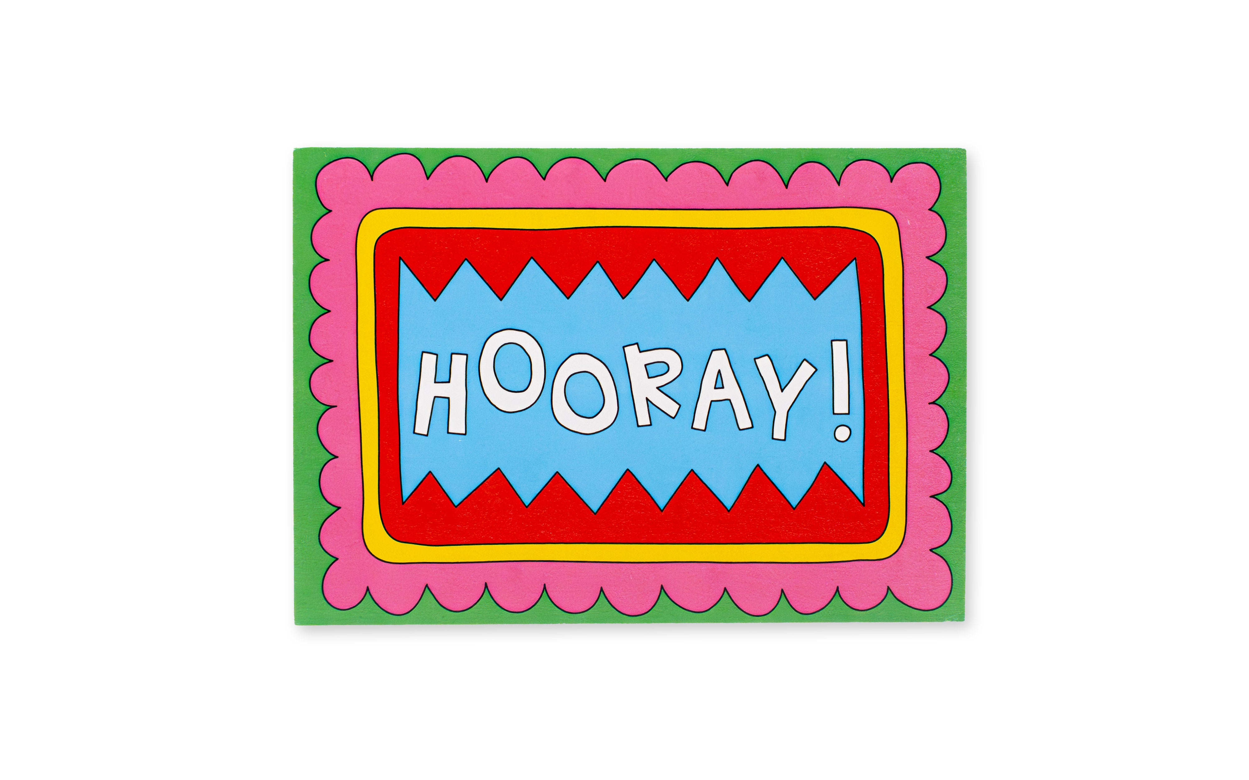 Wobbly Studio Postkarte Hooray