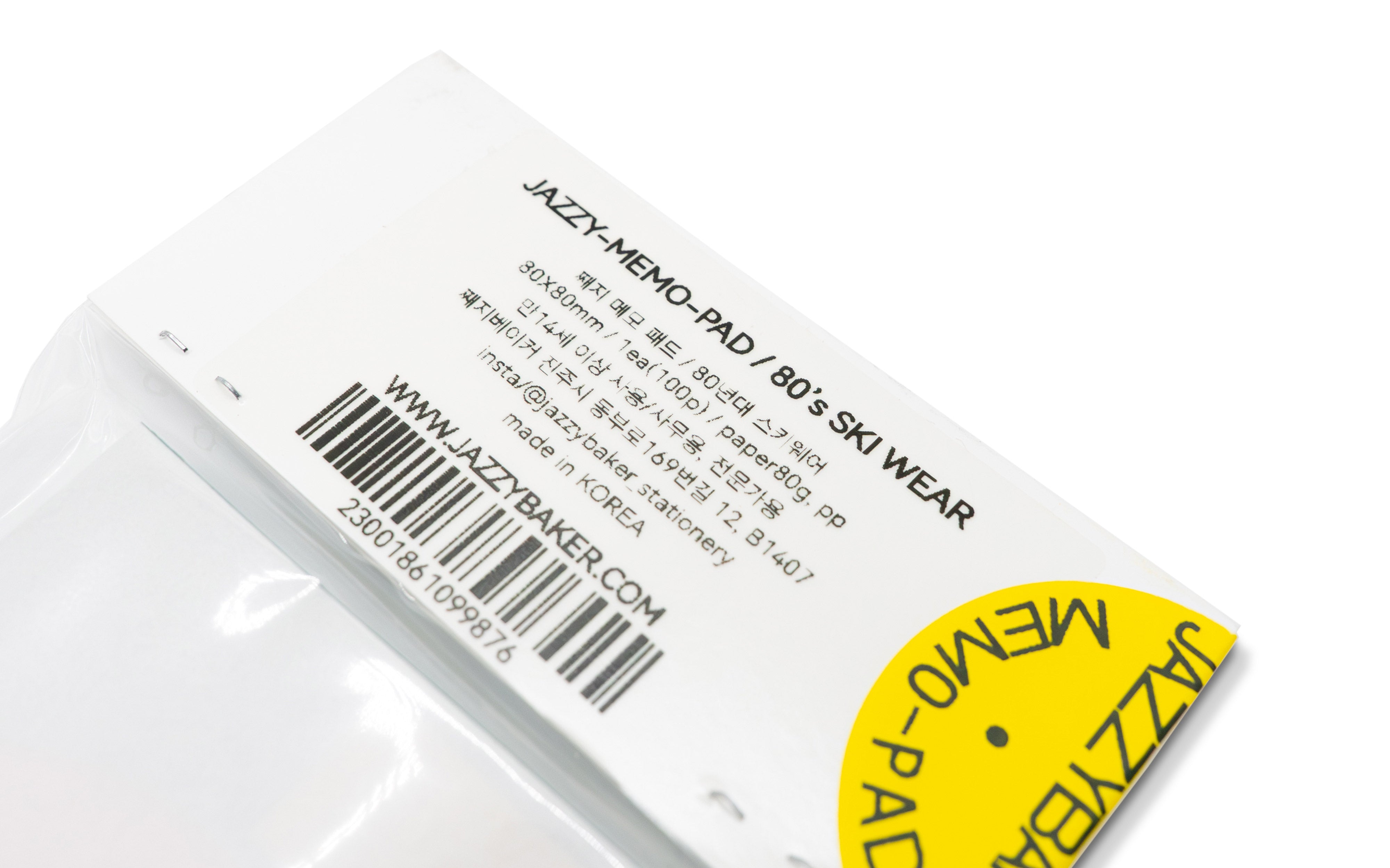 Jazzybaker Notizblock Memopad 80 Ski Wear