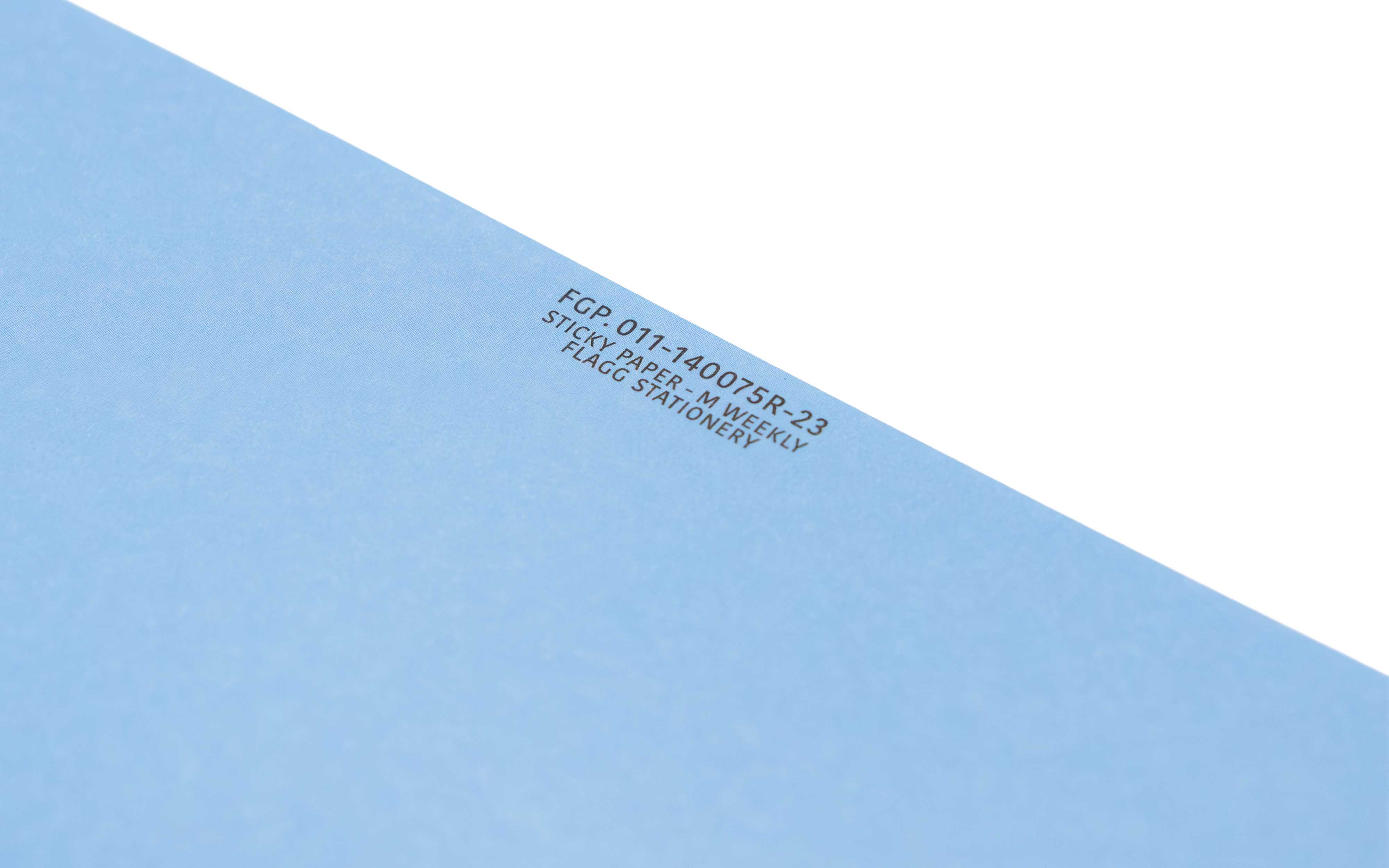 Flagg Notizbuch M Sticky Paper Weekly