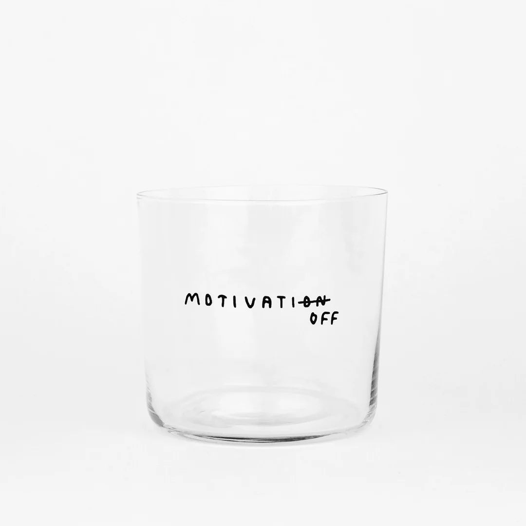 Yahya Studio Glas Motivation/Off 350 ml