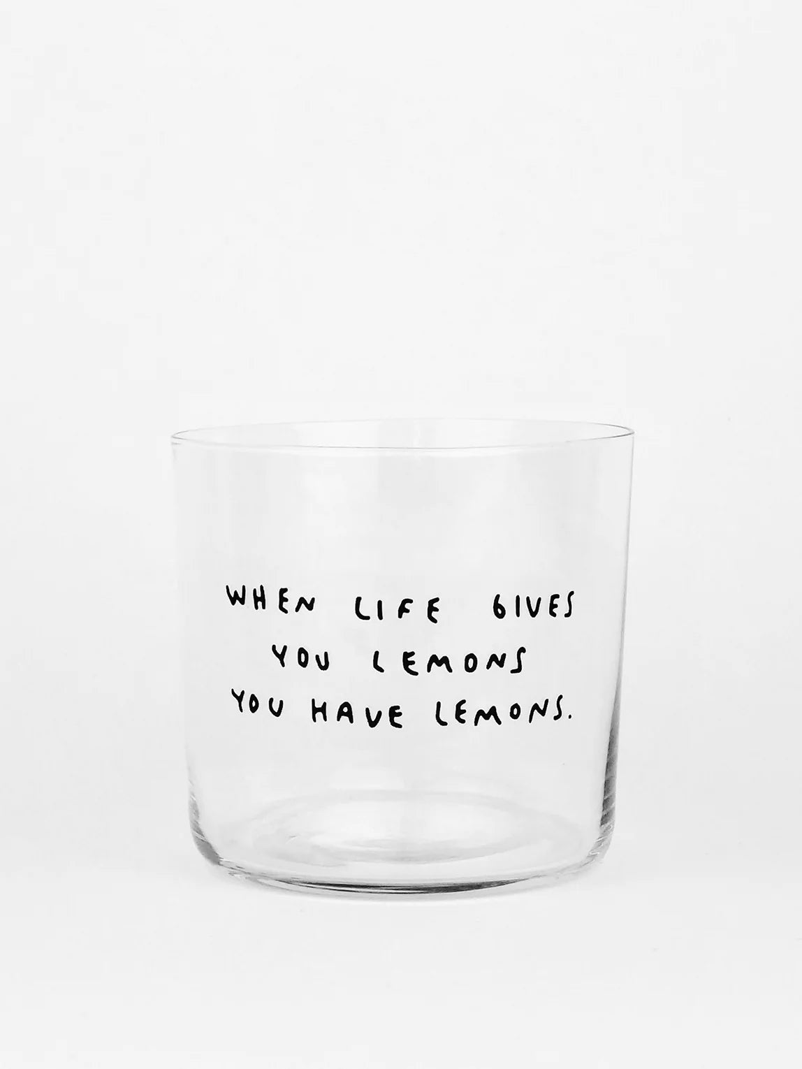 Yahya Studio Glas When Life Gives You Lemons 350 ml