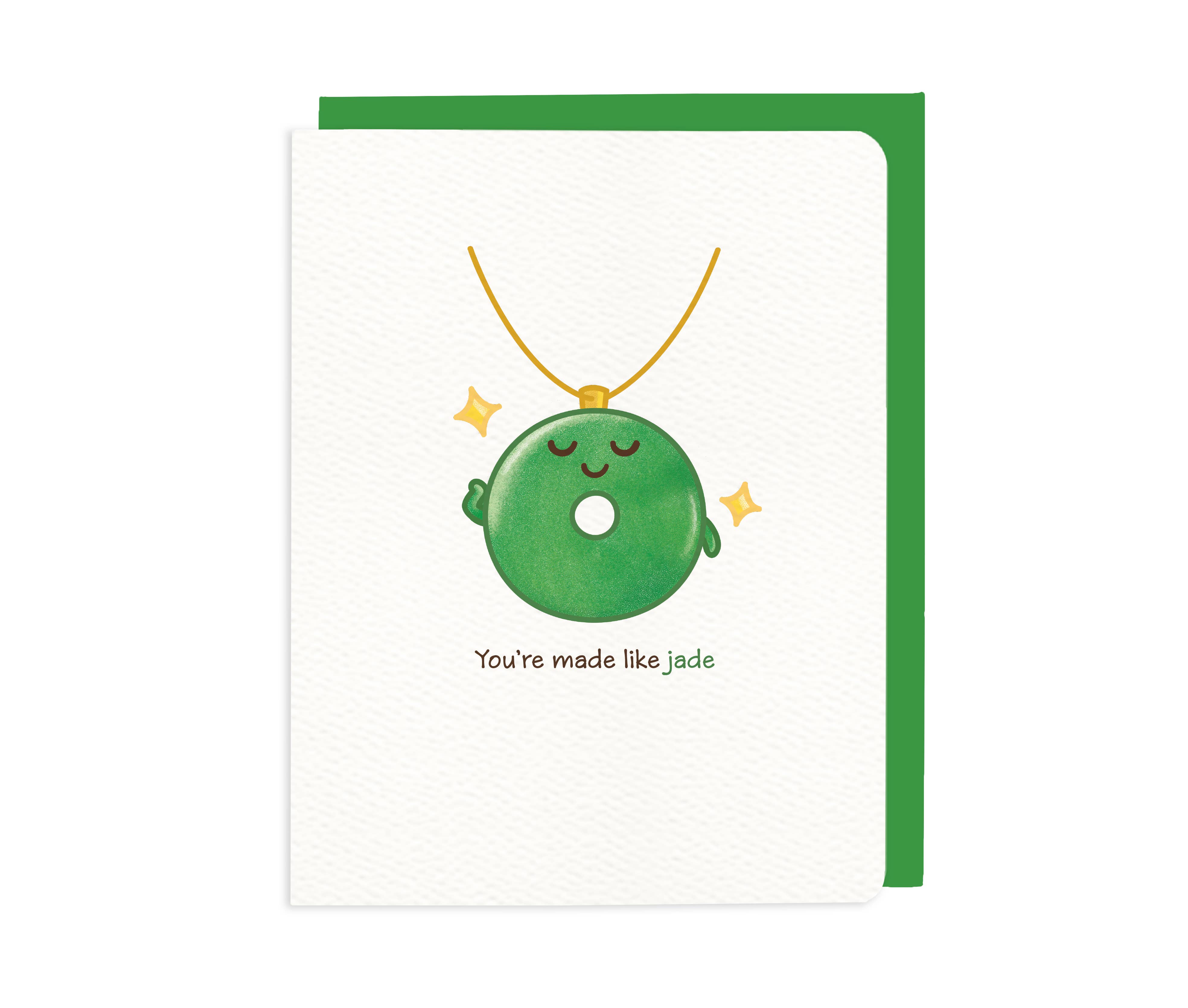 Bowl Cut Paper Goods Klappkarte You're Made Like Jade