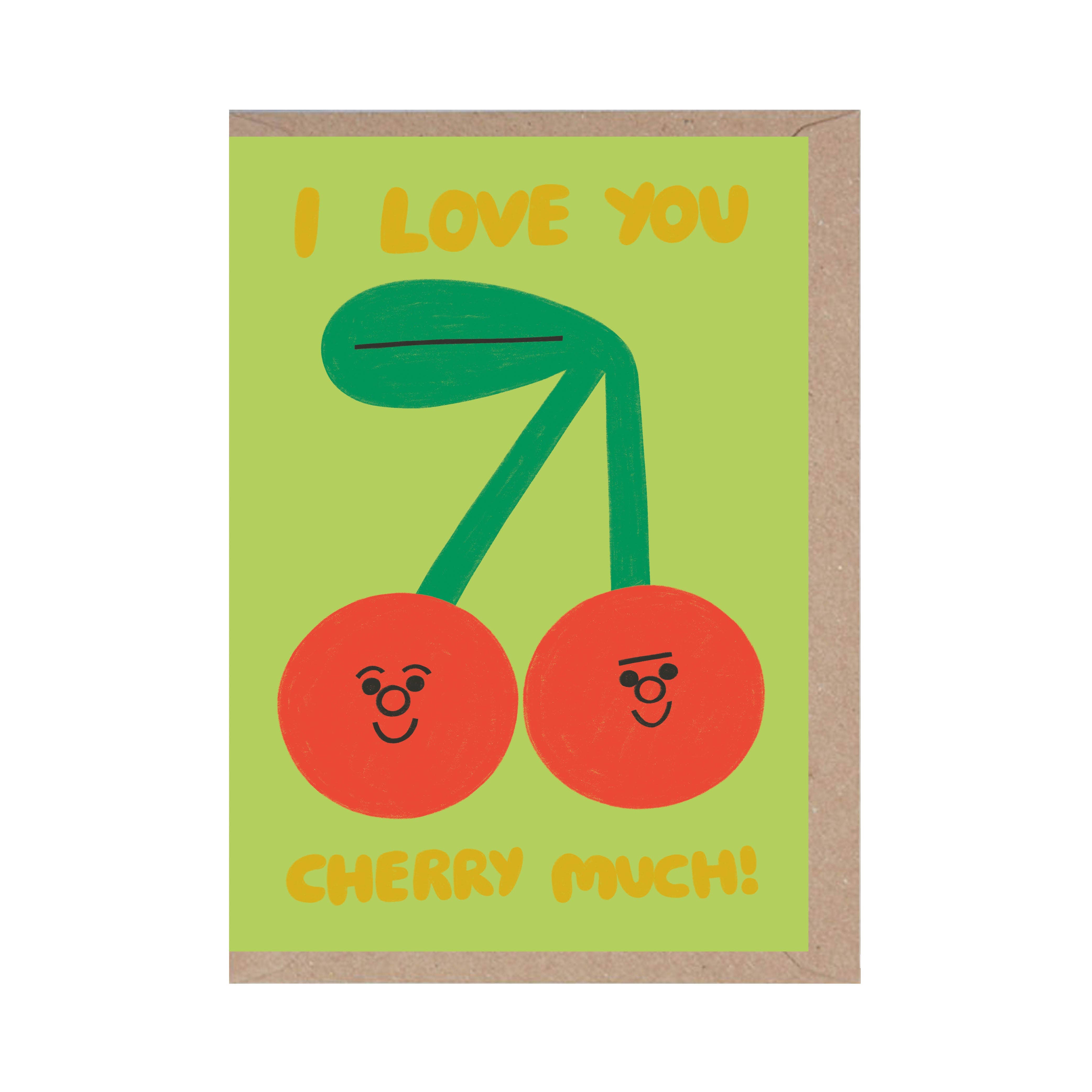 Rumble Cards x Tess Smith Roberts  Klappkarte I Love You Cherry Much