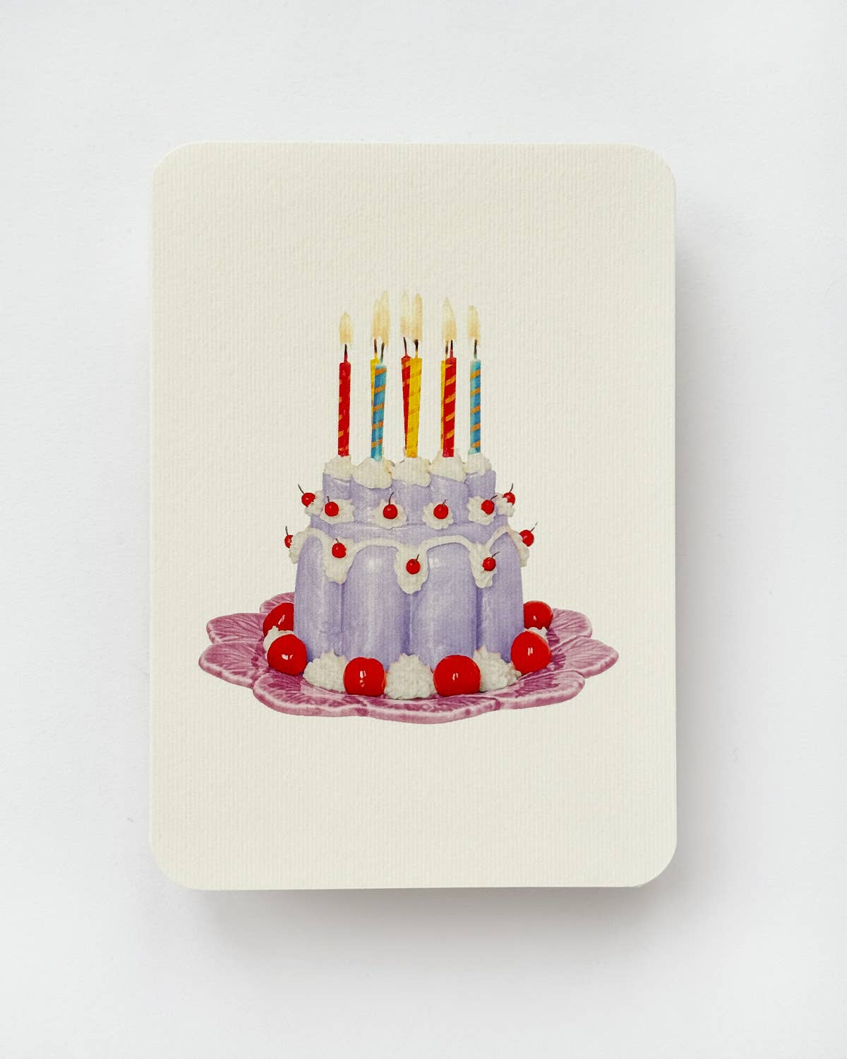 Canonbury Press Klappkarte Lavendelcreme Blancmange