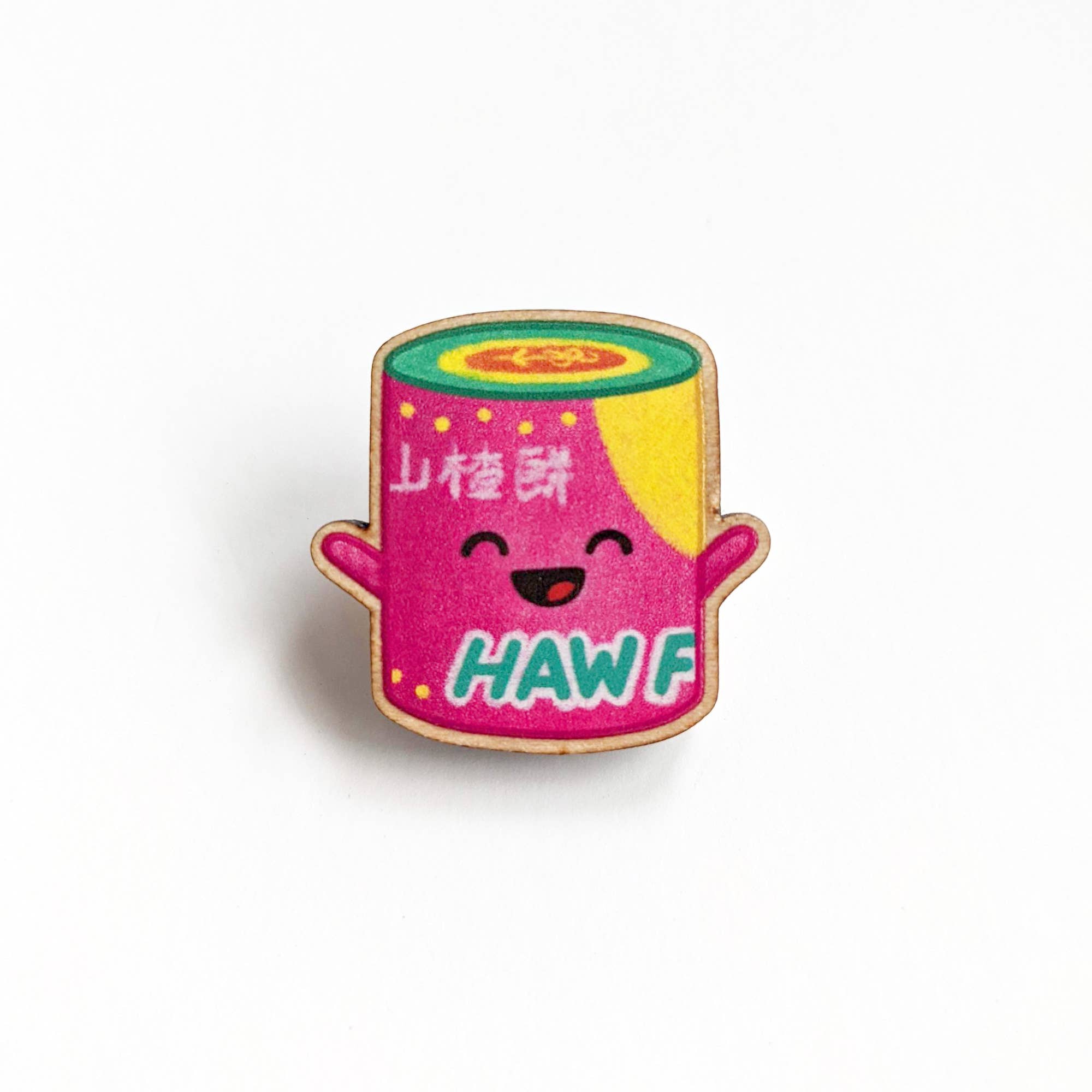 Bowl Cut Paper Goods Pin Haw Flakes