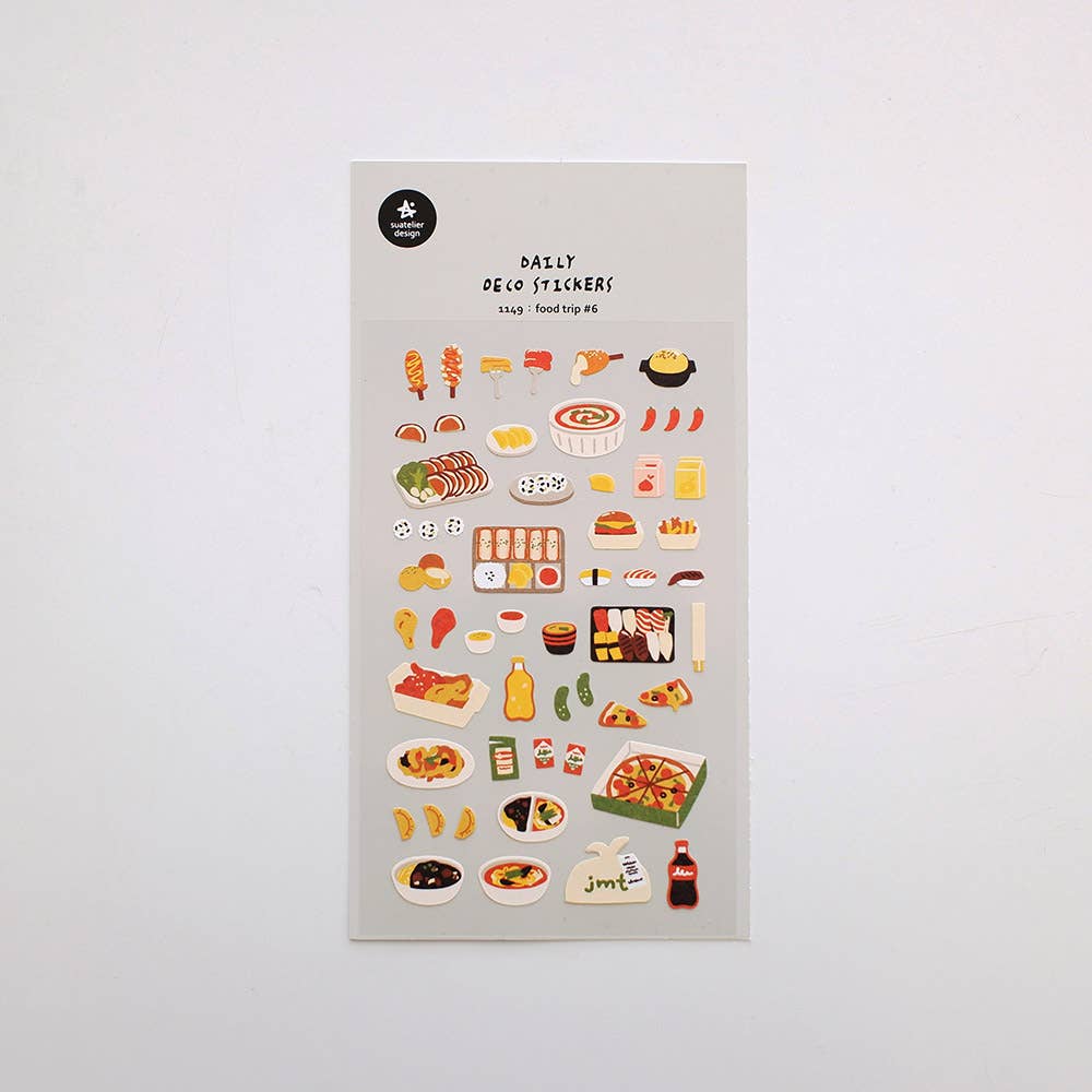 Suatelier Design Sticker Set Food Trip #6