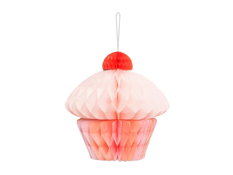 Honeycomb Papierdekoration Muffin, 20 cm