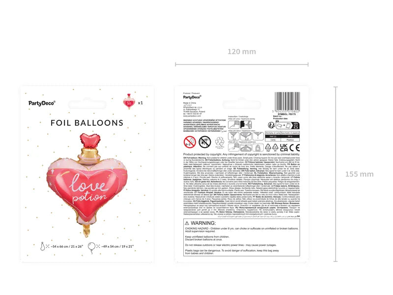 Folienballon Liebeselixier