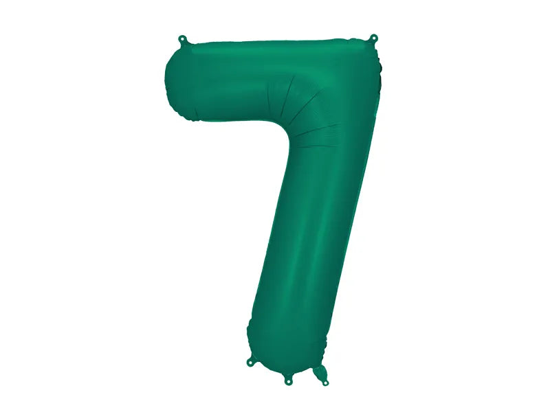 Folienballon Ziffer Grün 86cm
