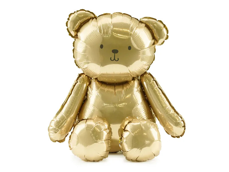 Folienballon Bär Gold