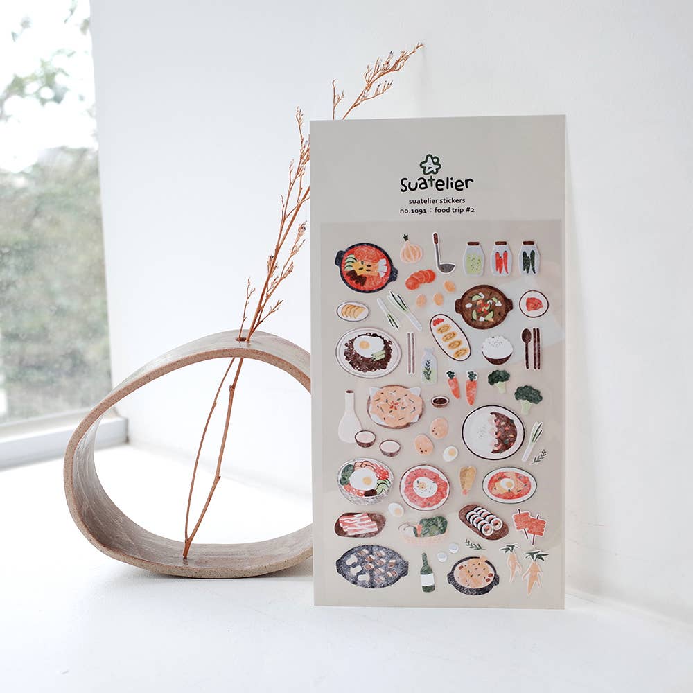 Suatelier Design Sticker Set Food Trip #2
