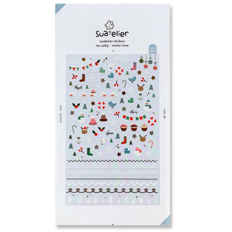 Suatelier Design Sticker Set Winter Love
