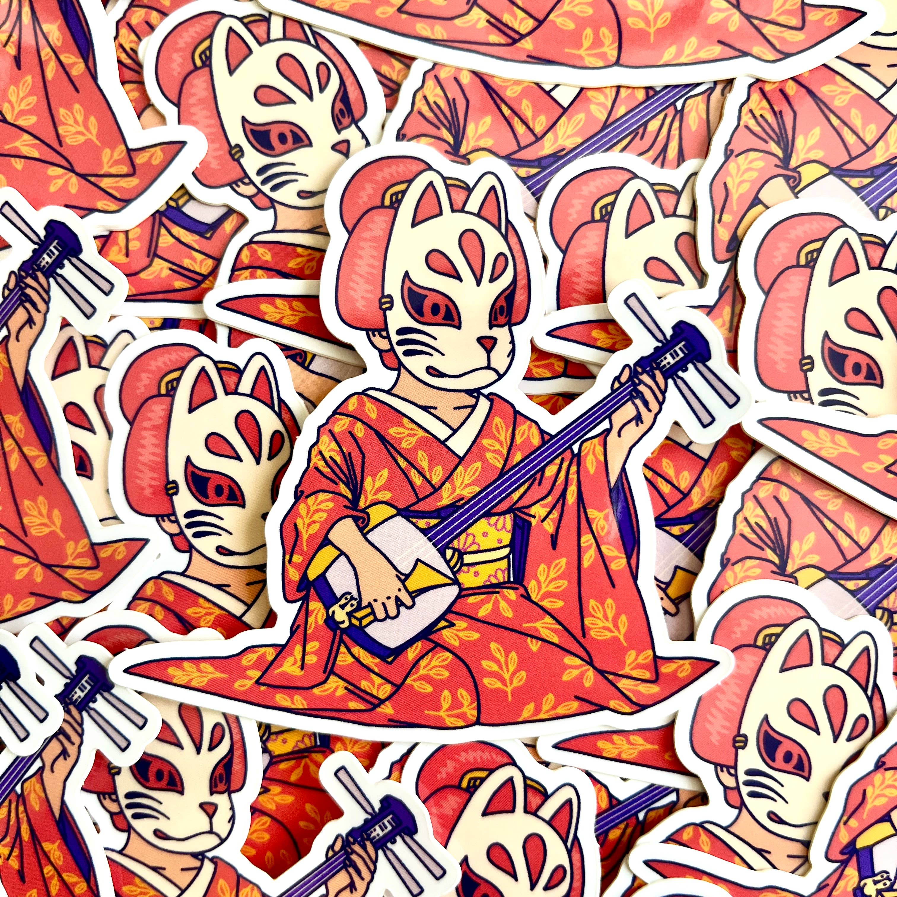 Yeaaah! Sticker Sticker Ina Shamisen