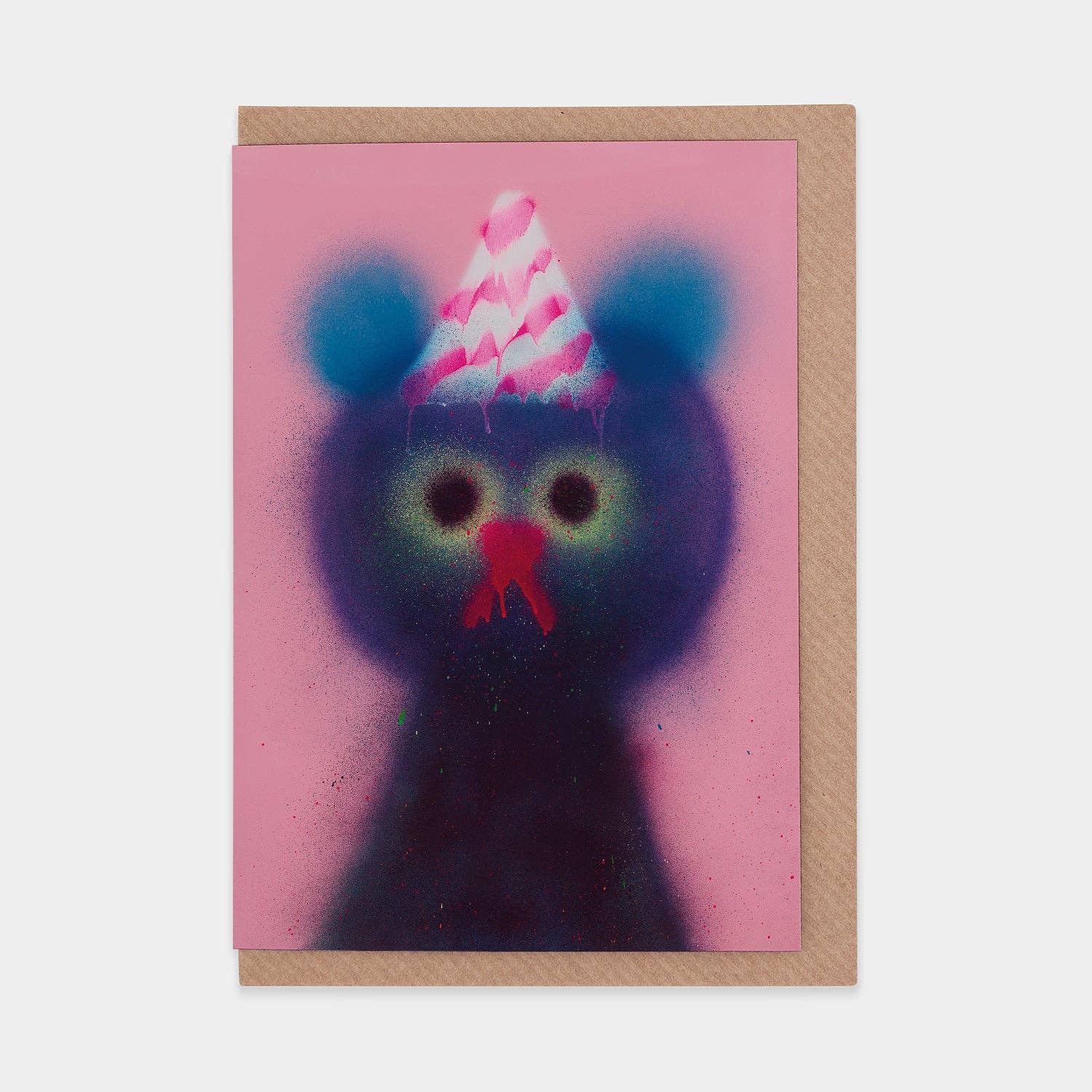 Evermade x Jon Burgerman Klappkarte Blackcurrant Cloud