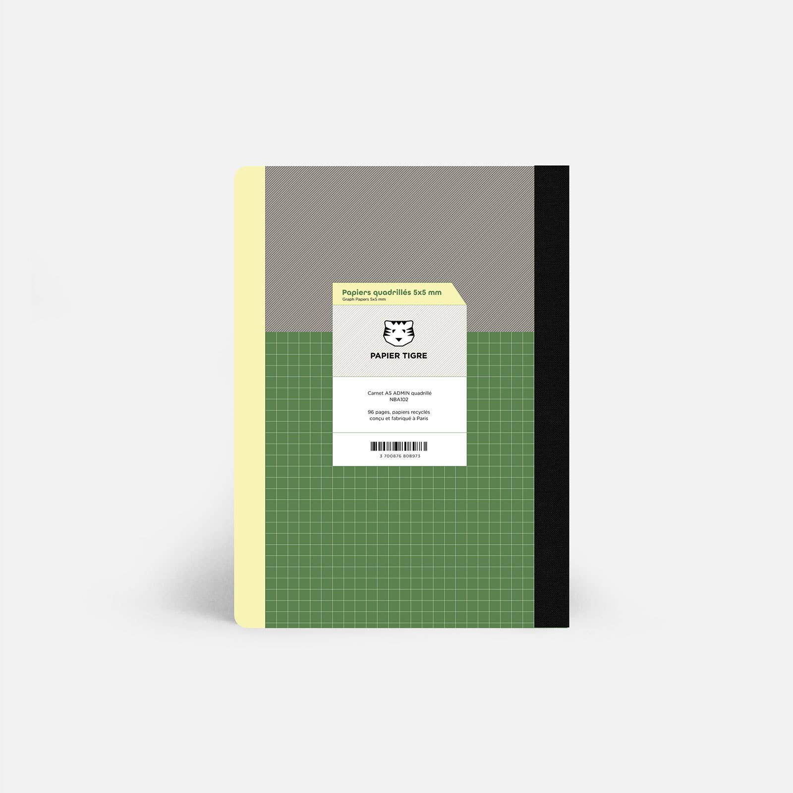 Papier Tigre Notizbuch A5 Admin Squared