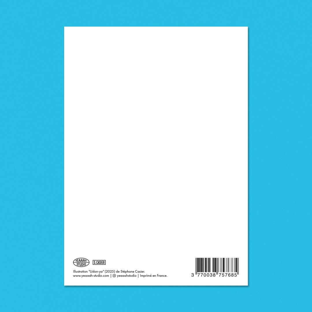 Yeaaah! Studio Postkarte Udon-ya