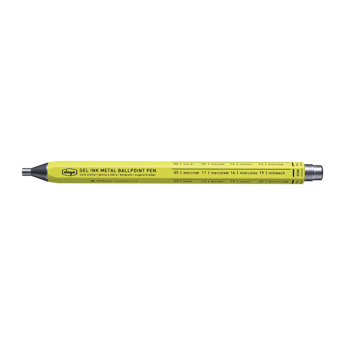 Marks Gel Metal Ballpoint Pen DAYS