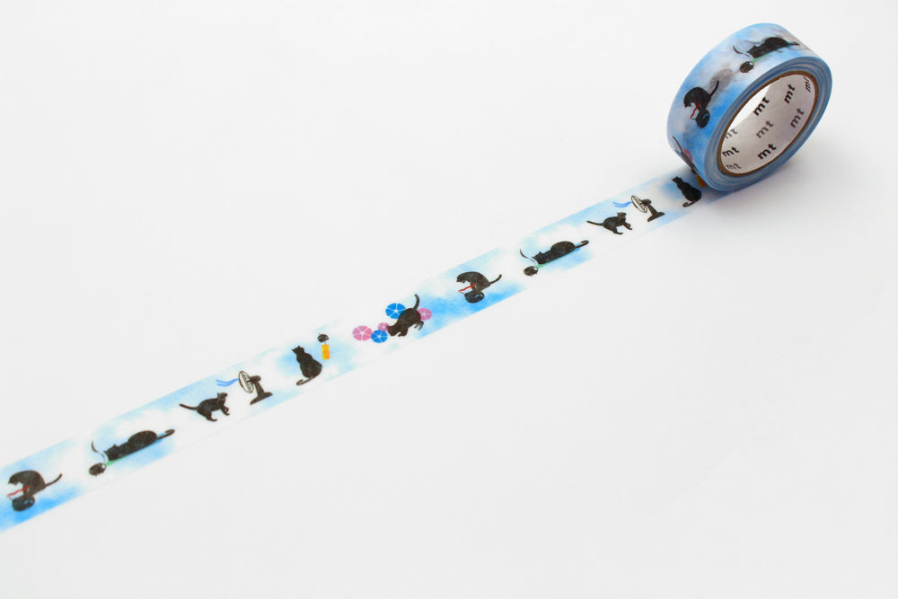 MT Masking Tape Stripe Summer Cat