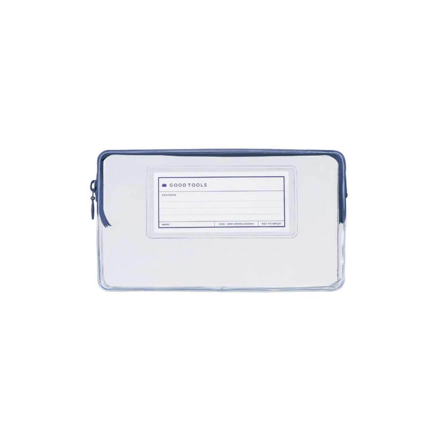 Kokuyo Pen Pouch Clear Navy