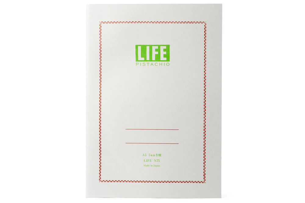 Life Notizbuch Pistachio Section A5 kariert