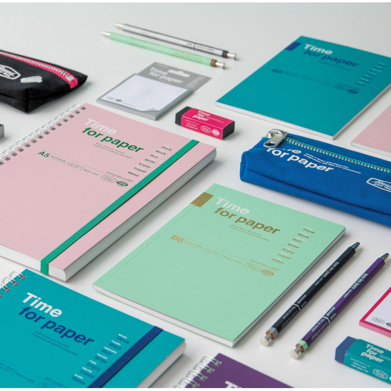 Marks Notizbuch Time for Paper Pink Lined B6