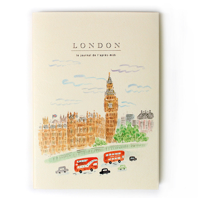 L'après Midi Notizbuch Travel Journal London Big Ben