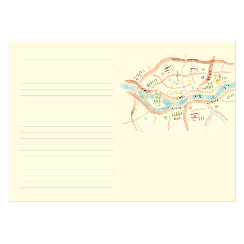 L'après Midi Notizbuch Travel Journal Old Seoul City