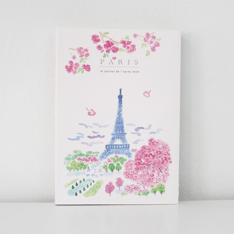 L'après Midi Notizbuch Travel Journal Paris Blossom